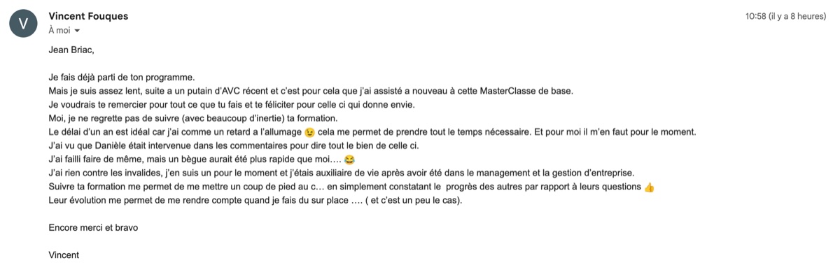 Résultat d'un membre Horizon IA, 11